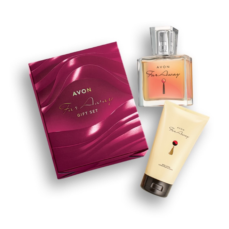 avon-far-away-gift-set-perfume-and-lotion-set-shopee-philippines