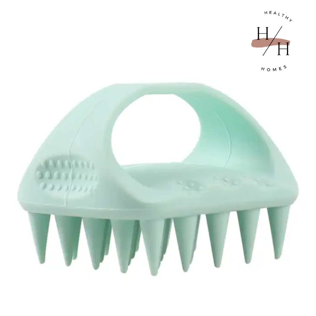 Healthyhomes Soft Silicone Hair Scalp Massager Brush Hair Wash Wet Dry ...