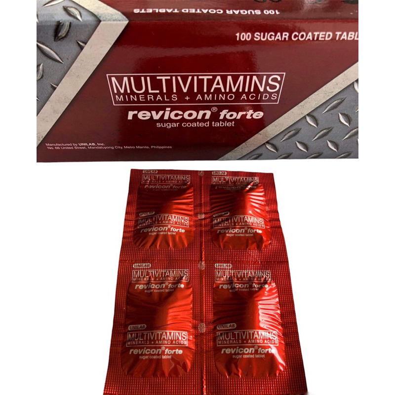 MULTIVITAMINS REVICON FORTE 500mg Shopee Philippines