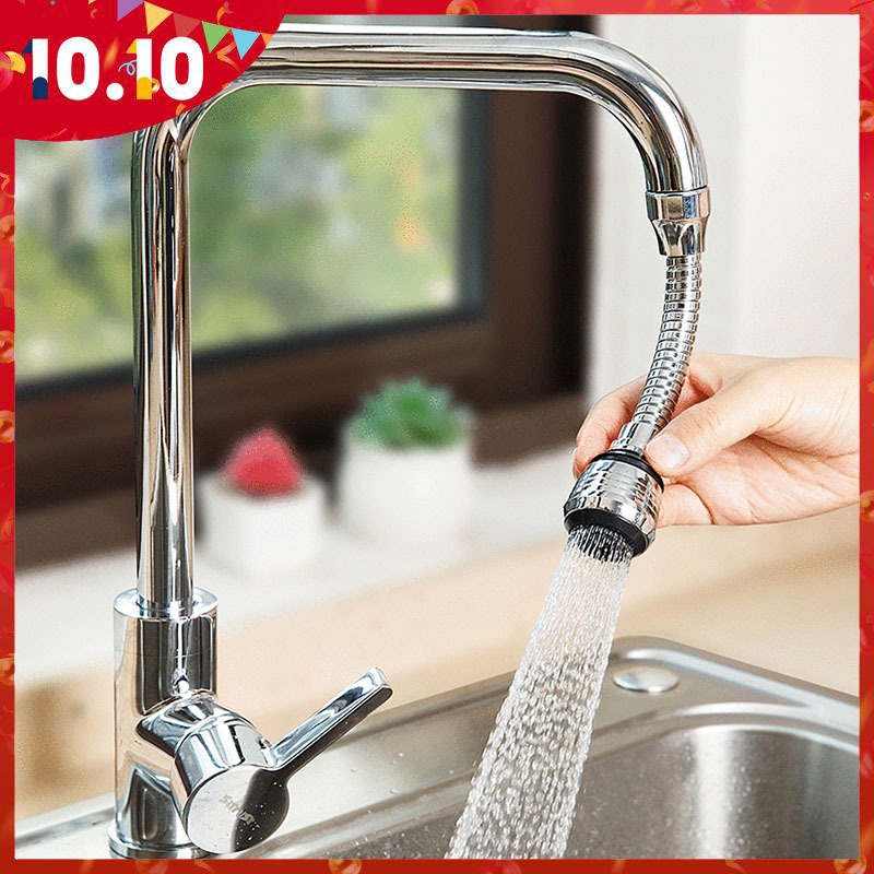 Rotating faucet/Turbo Flex 360° Kitchen Faucet Reach Extender Shopee