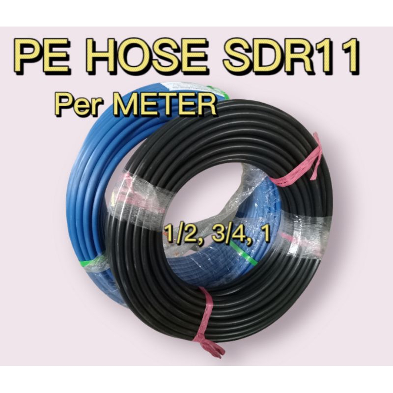 HDPE PE Hose Polyethylene Pipe for Portable Water 1/2