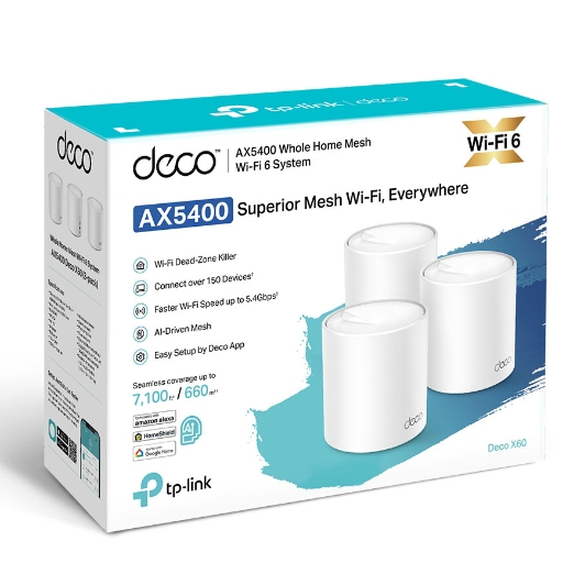 TP-Link Deco X60 AX5400 Whole Home Mesh Wi-Fi 6 System | Shopee Philippines