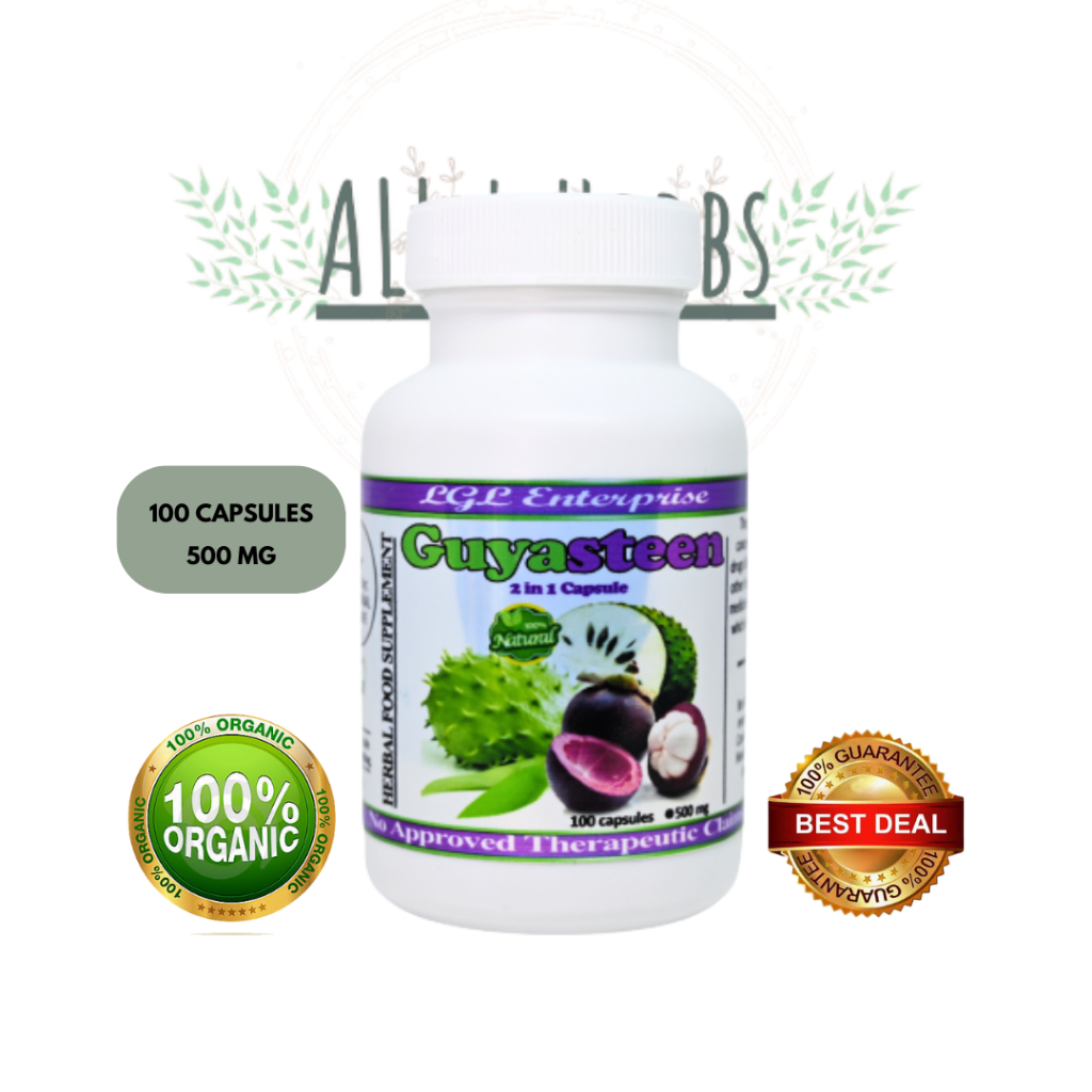 Guyasteen Capsules Prevents UTI Good for Asthma and Cough 100
