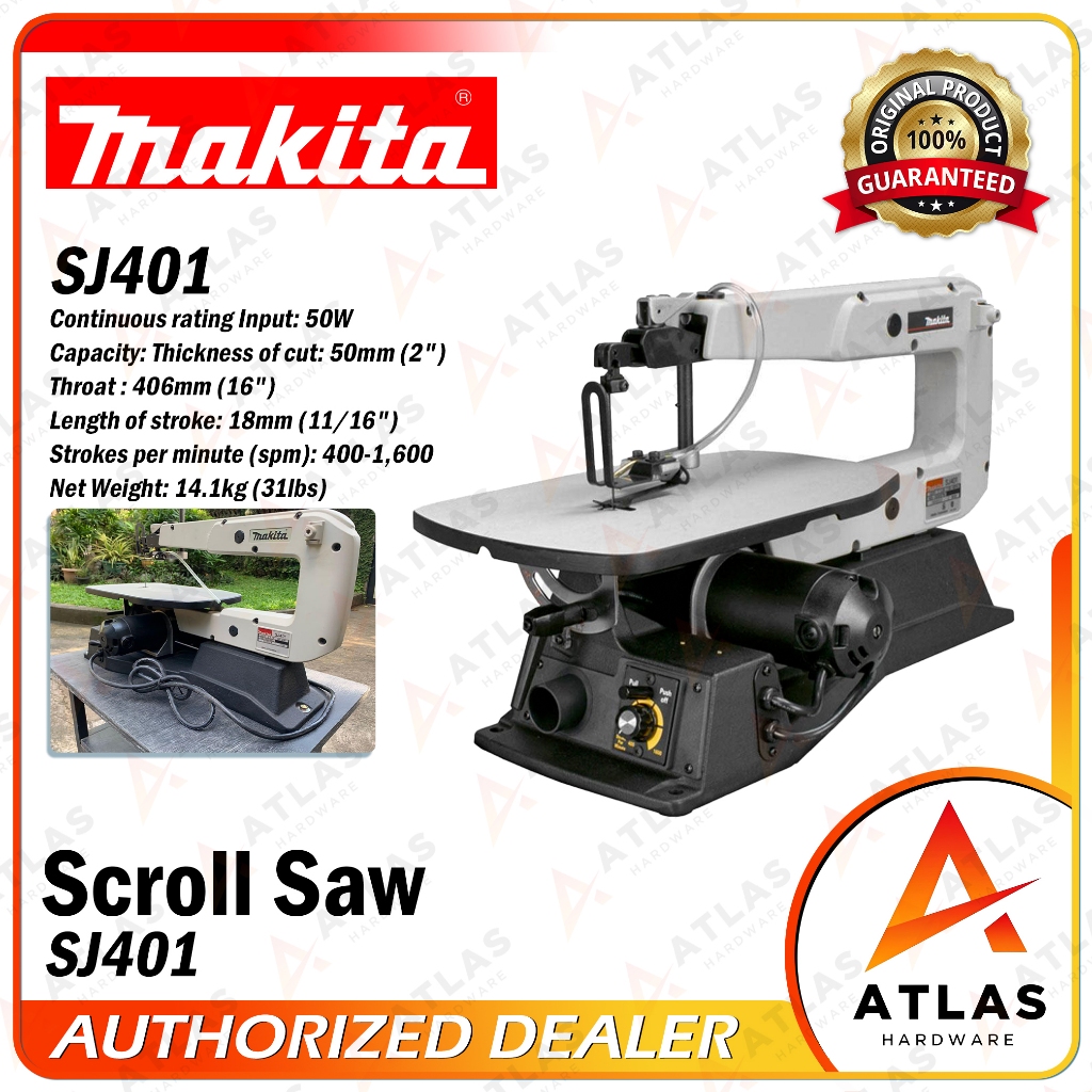 Makita Scroll Saw with Variable Speed 16 inches SJ401 Made in Taiwan