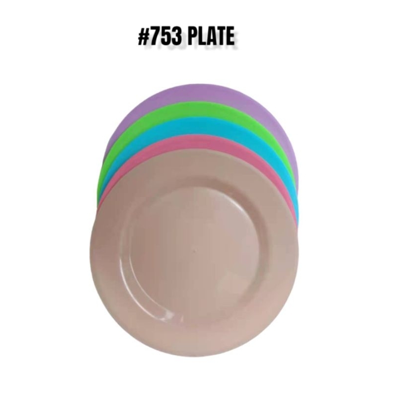 10' inch #753 plastic plate, party plate plato pastel color and ...