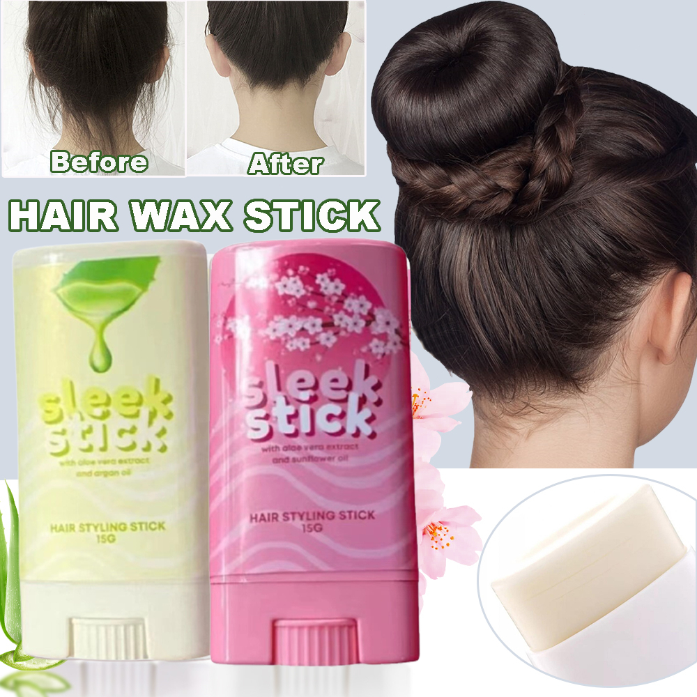 Hair Styling Stick Solid For Women & Kid Broken Hair Shaping Wax Aloe ...