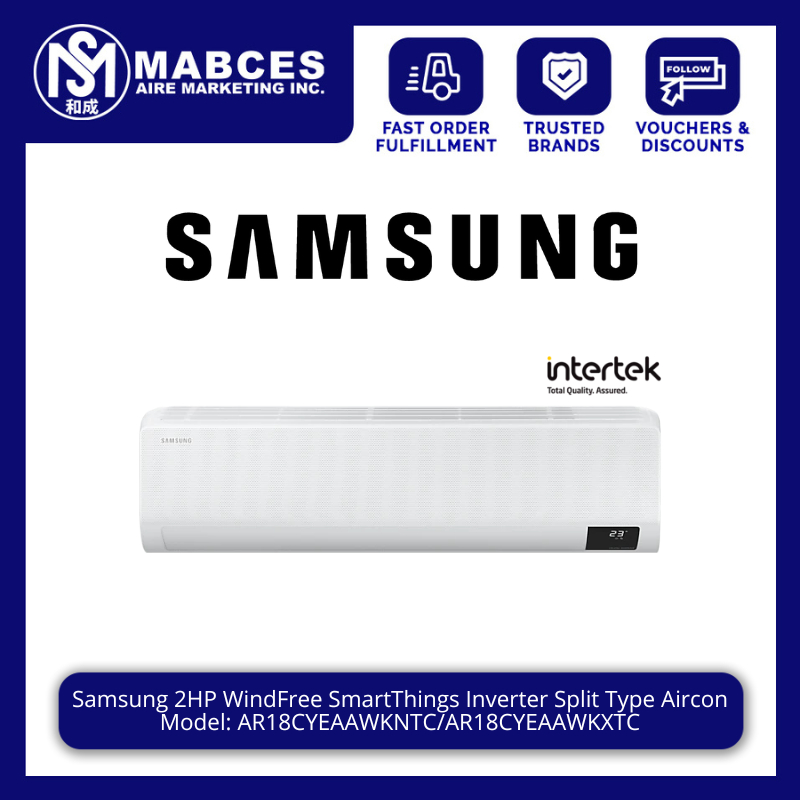 Samsung 2HP WindFree SmartThings Inverter Split Type Aircon ...