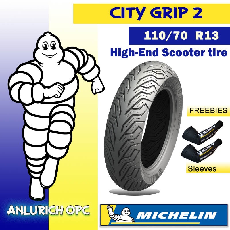 Michelin CITY GRIP 2 110 70 R13 TL High end Scooter Tire Shopee