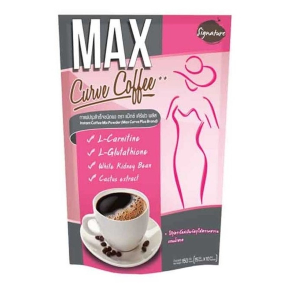 Max Curve Coffee Instant Coffee Mix Decrease cholesterol, High Fiber