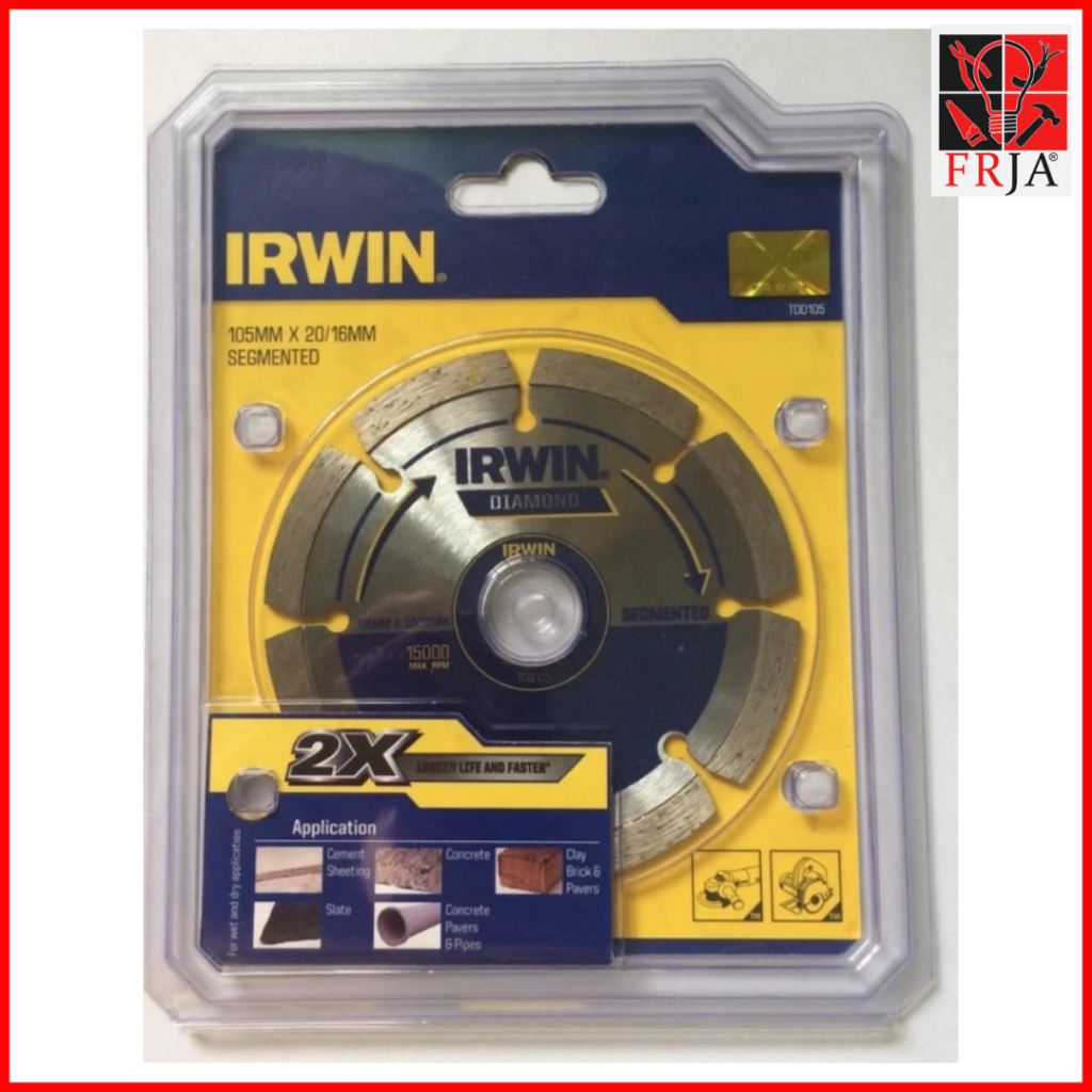 IRWIN DIAMOND CUTTING DISC FOR TILES 4INCHES SEGMENTED/TURBO (Size ...