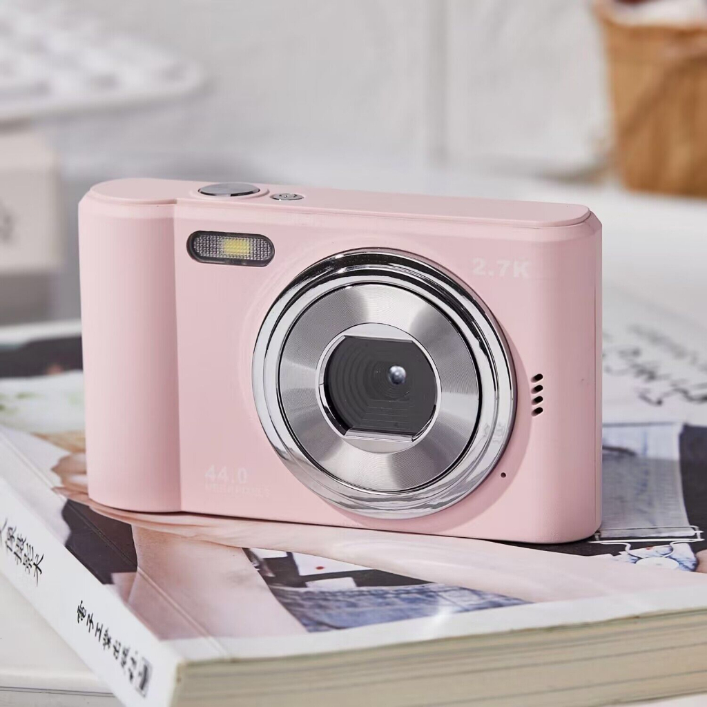 TQ 44MP Small Portable Digital Camera 2.7K IPS Screen 8X Zoom Face