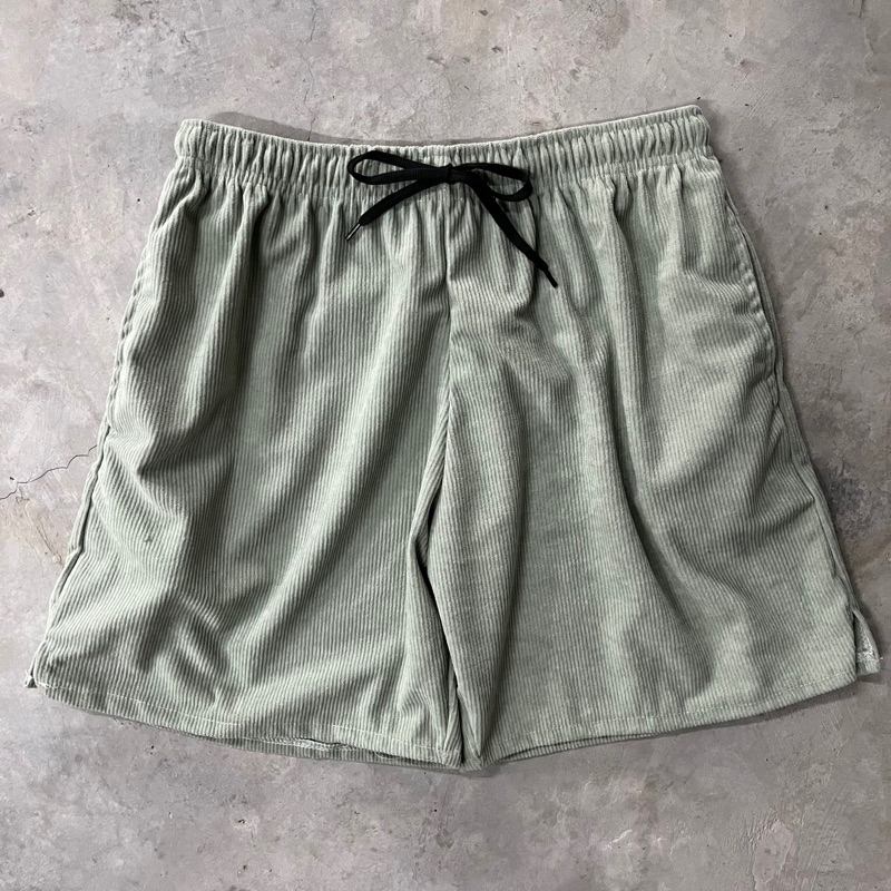 Corduroy Shorts Basic Tailored Unisex (2 Pockets) (JJF Garments ...