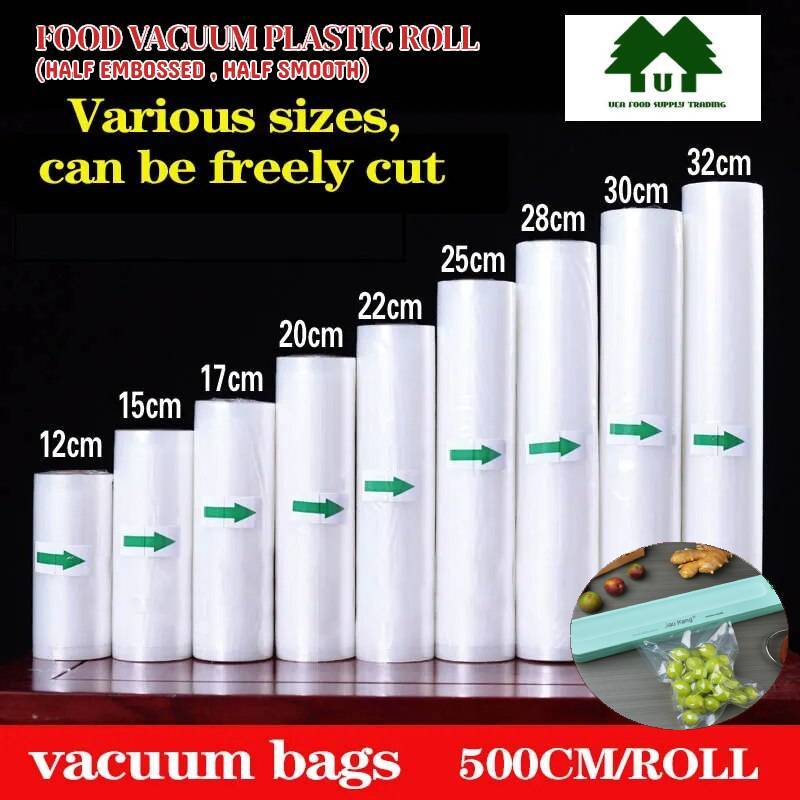 Vacuum sealer food grade sealing bags roll precut package vaccum rolls
