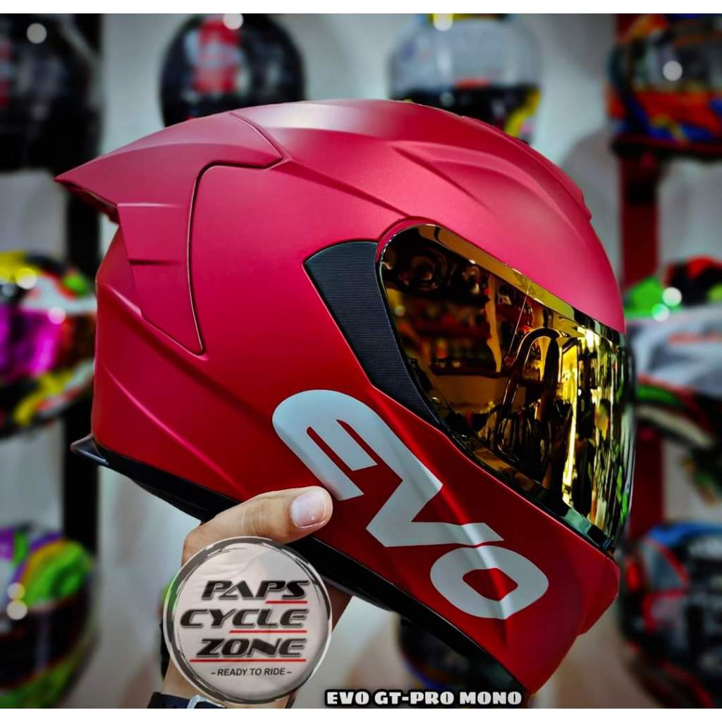 EVO GTPRO MONO FULL FACE HELMET Shopee Philippines