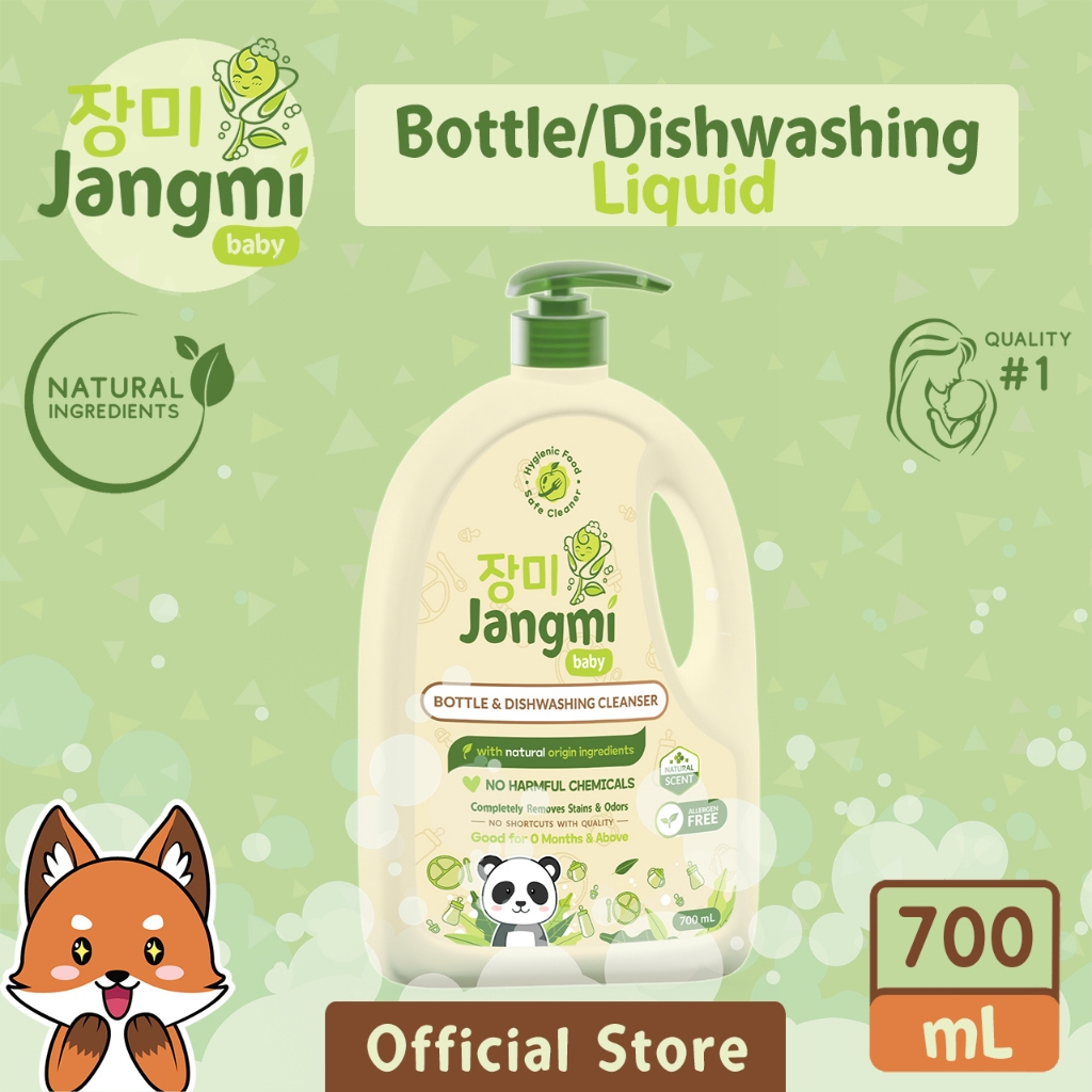 Jangmi Baby Natural Bottle Utensil Dishwashing Cleanser Liquid Shopee
