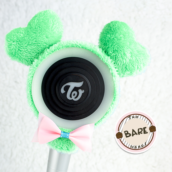 Twice [Floofy Fur] w/ STICKER Candybong Z Once Light Stick Cover [NO ...
