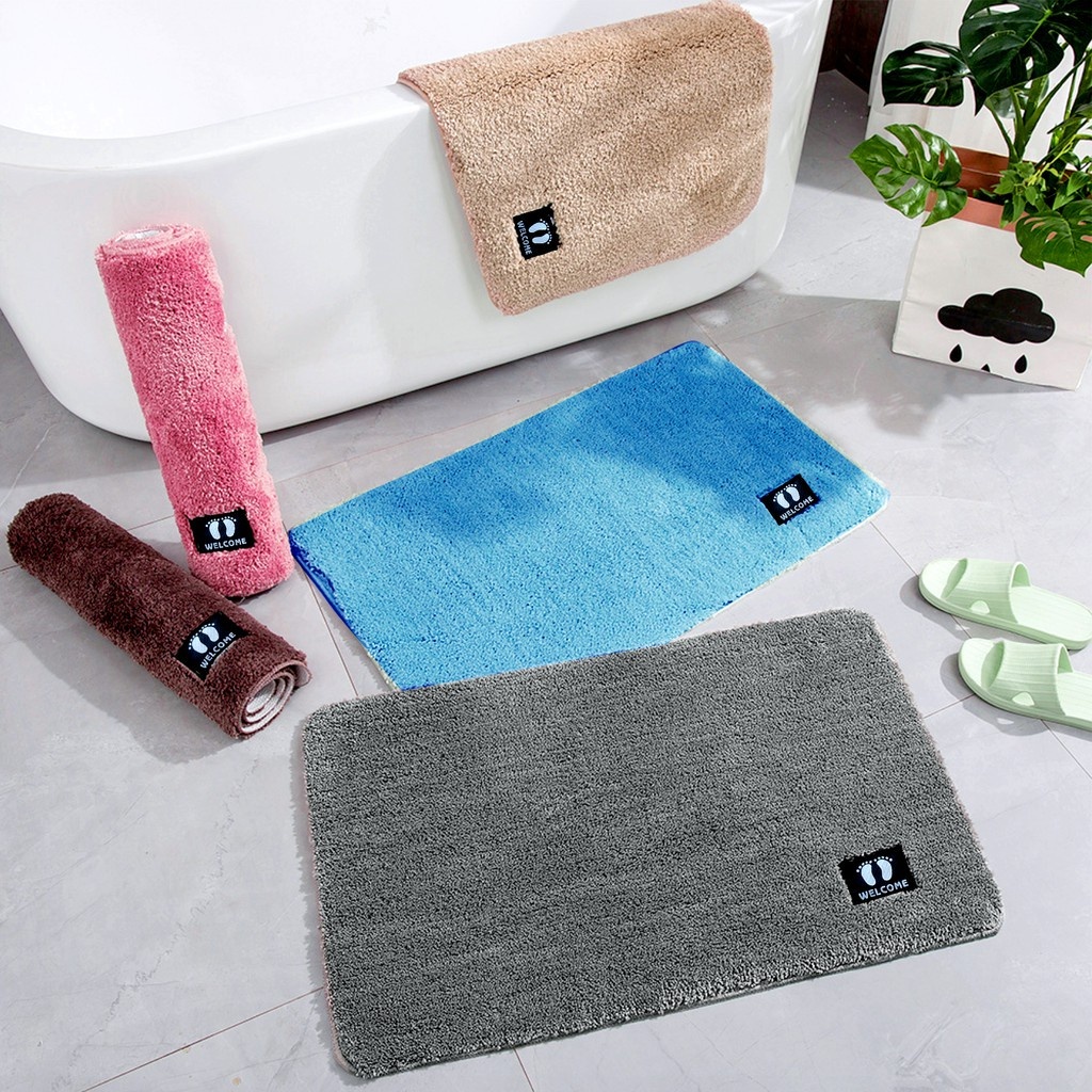 FH Carpet Mat Absorbent Doormat Bath Mat Thick Anti-slip Kitchen ...