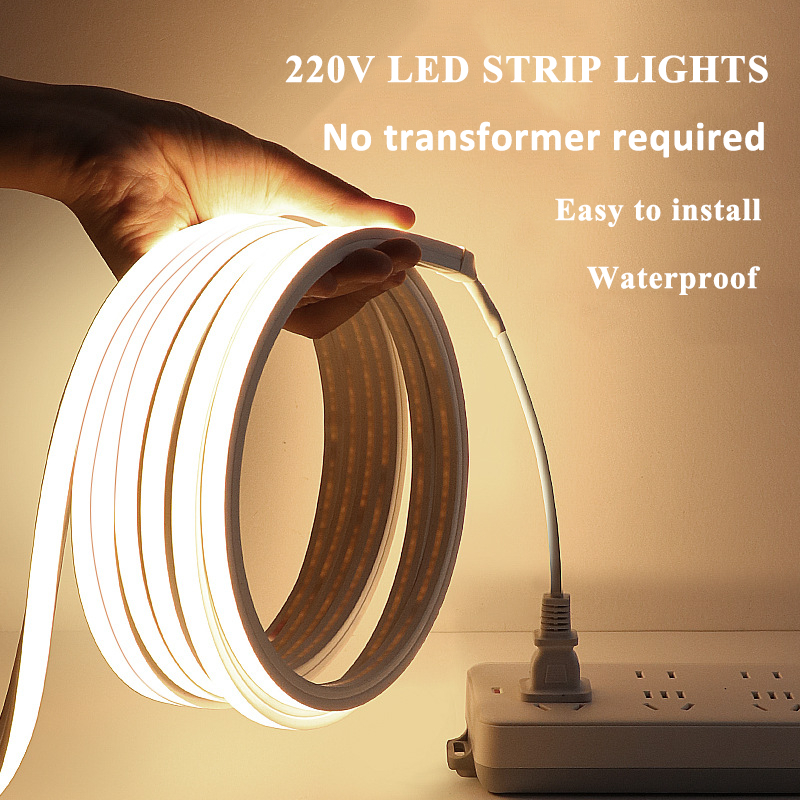Led Strip Lights Warm/White Led Light Strip For Room IP67 Waterproof