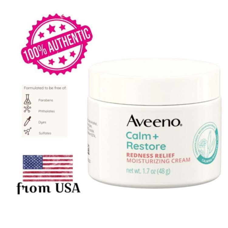 Photo inspiration: Aveeno Calm Restore Redness Relief Moisturizing Cream 48G Photo Inspiration
