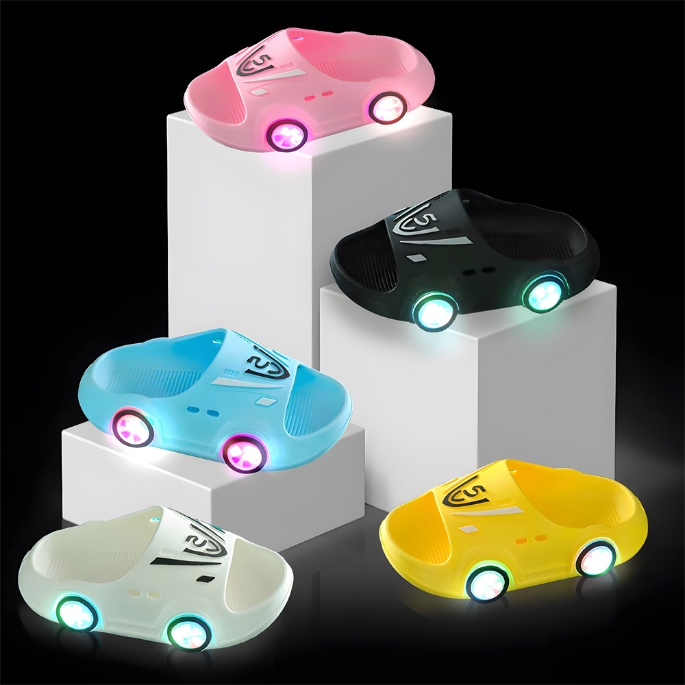 Led Slipper for Kids Boy Girl Non-slip Soft Fashion Slippers Outdoor ...