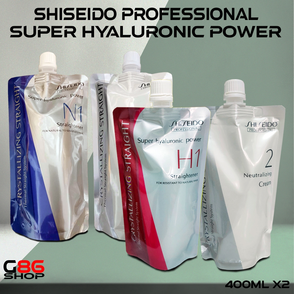 Shiseido Professional Straight Straightening Rebonding Cream H1+2 400mL X2