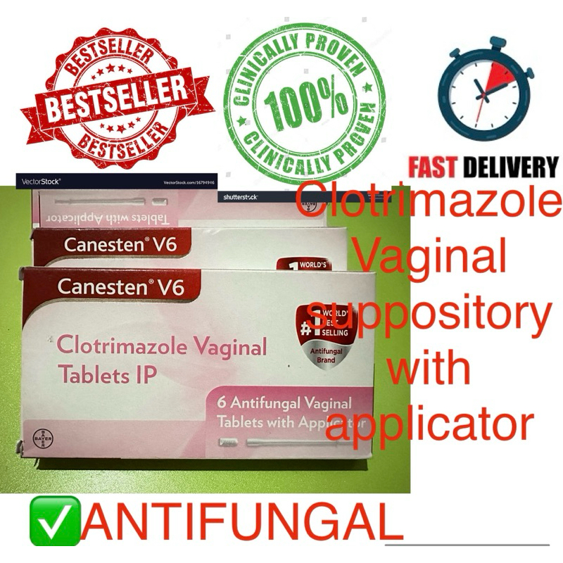 Canesten V6 IP with applicator (Antifungal,Yeast infection) Shopee