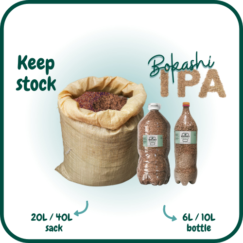 Bokashi Ipa Rice Hull 20L – For Composting 75–100L Food Waste | Natural ...