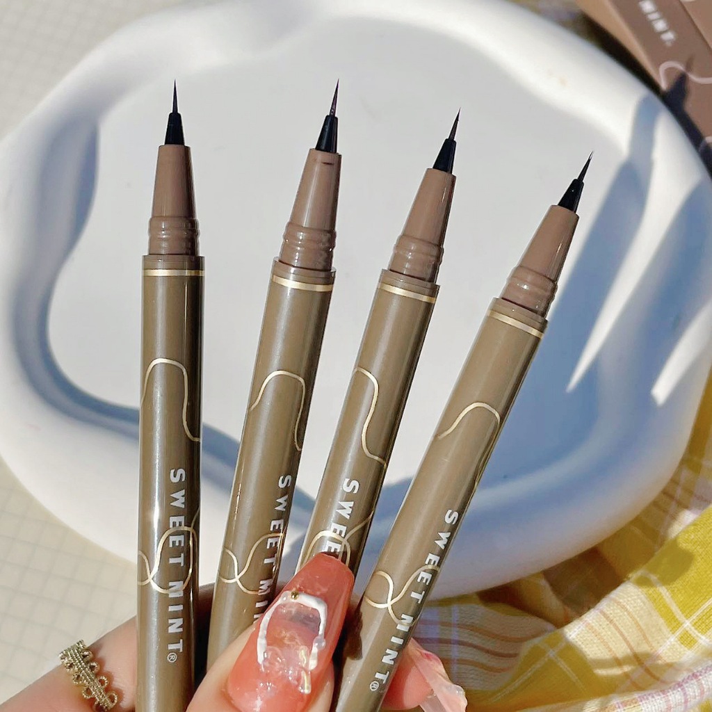 Slim eyeliner pen extremely thin waterproof sweat proof non smudging ...