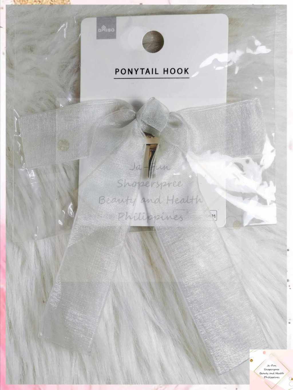 Lace Ribbon Ponytail Hook Women Ribbon Hair Accessories Japan | Shopee ...