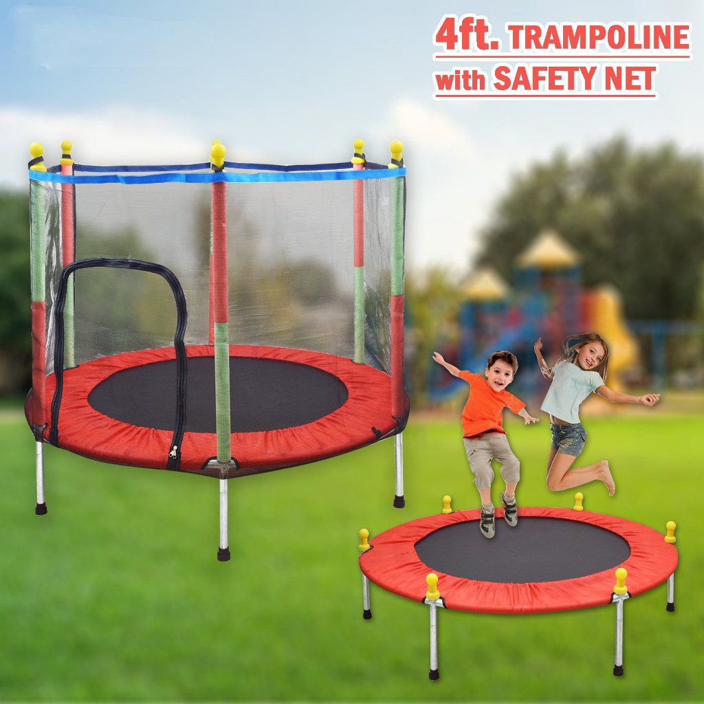 Trampoline with Safety Net I Indoor & Outdoor Trampoline I for Kids
