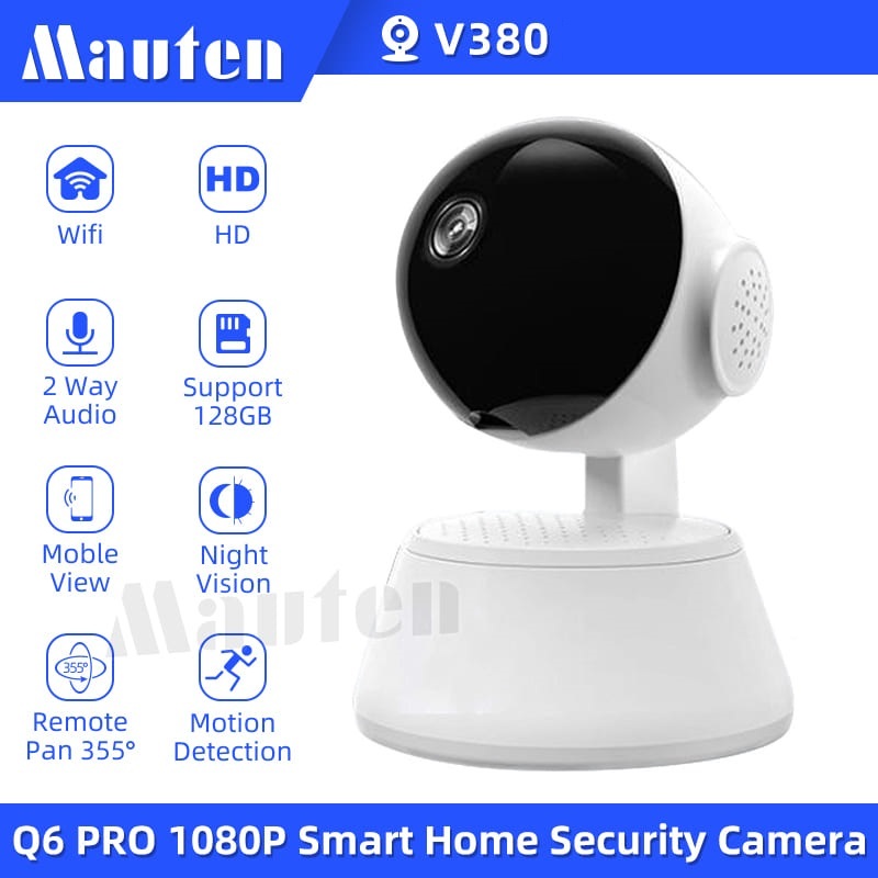 V380 Q6 Pro CCTV Camera Wifi Connect To Cellphone 1080P Smart Home ...