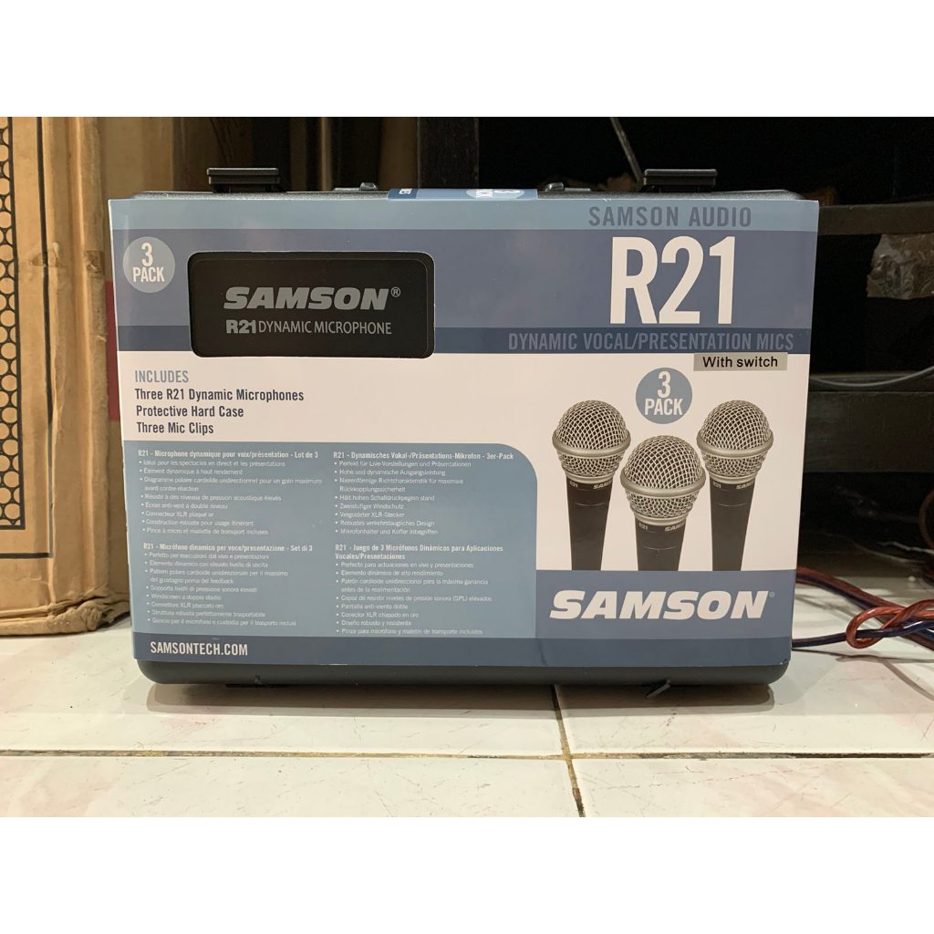 Samson R21 3 in 1 Pack Microphone Shopee Philippines