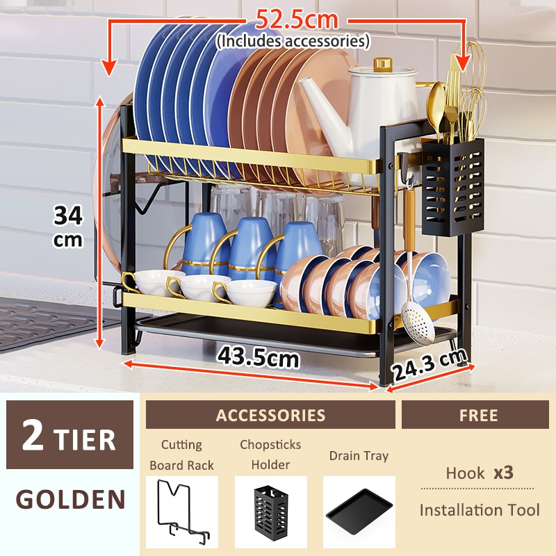 Dish drainer rack shopee hotsell