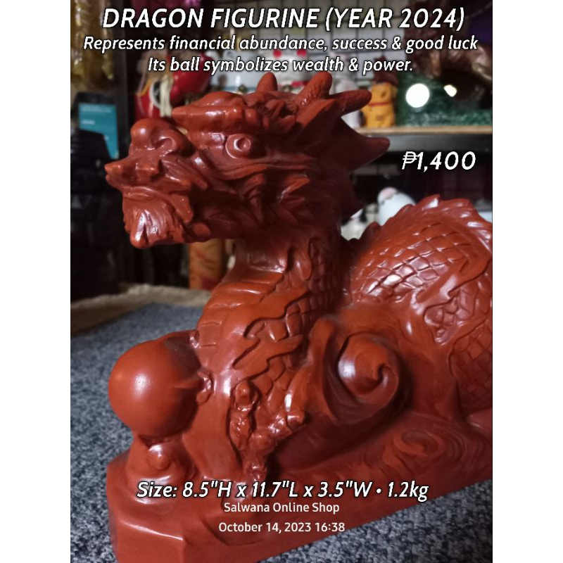 DRAGON FIGURINE YEAR 2024 FENG SHUI LUCKY ORNAMENT JAPAN SURPLUS   Ph 11134207 7r98p Lmtzt56t4pv58c