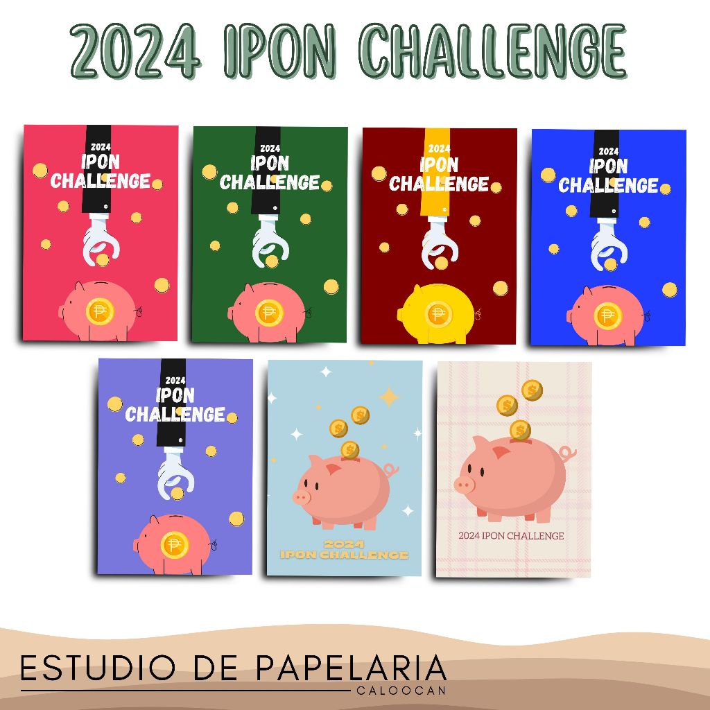 2024 Ipon Challenge (updated) Booklet Shopee Philippines