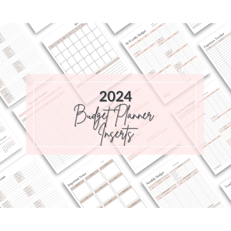 2024 Budget Planner Inserts A5 Shopee Philippines   Ph 11134207 7r98p Lmvyffpkm31t02