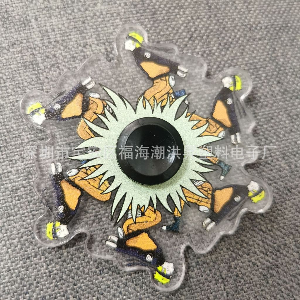 Naruto Ninja Shuriken Fidget Spinner Zinc Alloy Stress Relief Toy