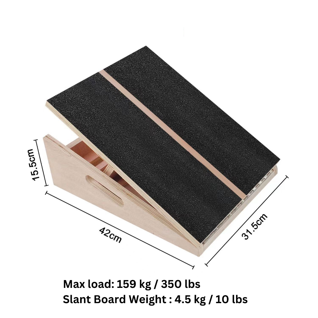 VO Adjustable Wooden Slant Board Step Board recover from plantar ...