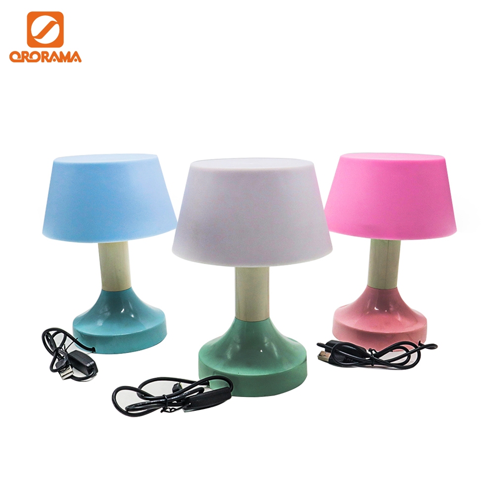 PlugIn Table Lamp LED With USB Charging Cable Study Room Living Room
