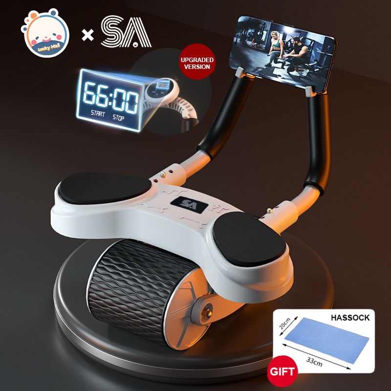 Abdominal Health Wheel Abs Workout Equipment Rebound Ab roller Exercise ...