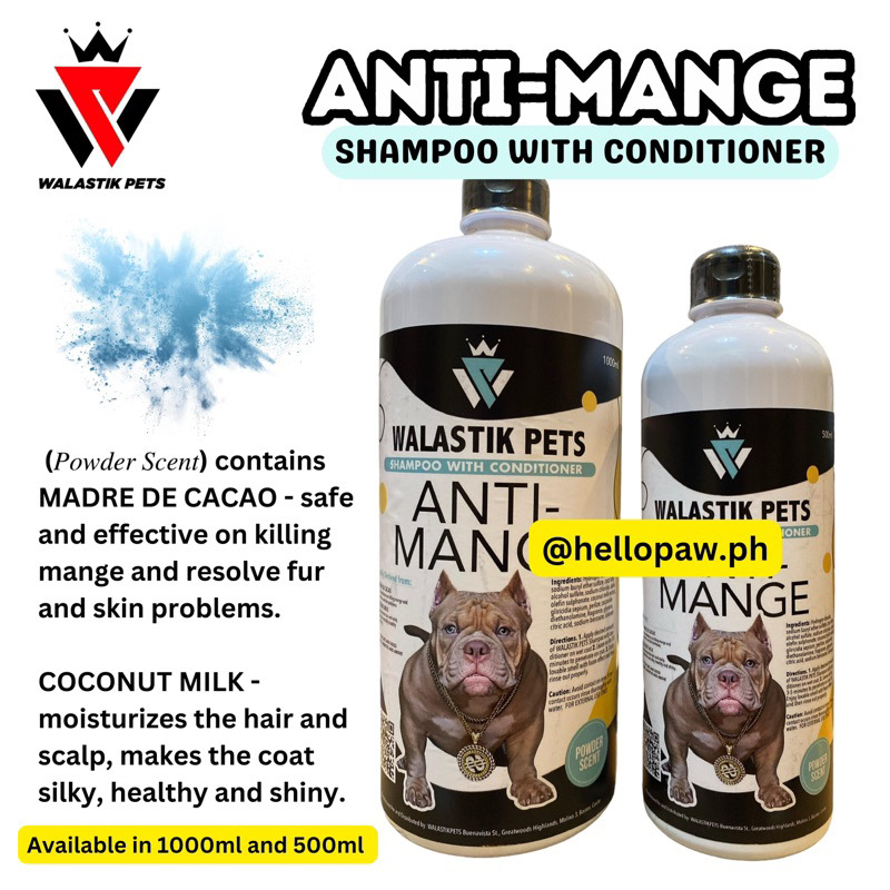 Walastik Pets Anti Mange Shampoo for dogs and cats Shopee Philippines