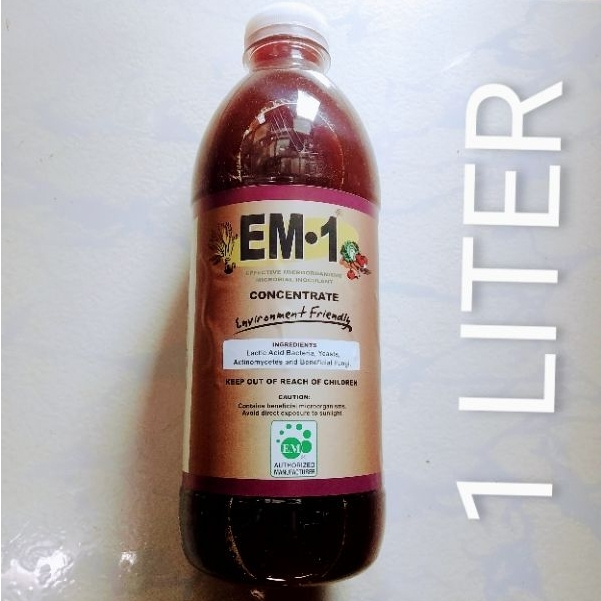 EM•1 MICROORGANISMS MICROBAL INOCULANT CONCENTRATE ( 1 LITER ) | Shopee ...