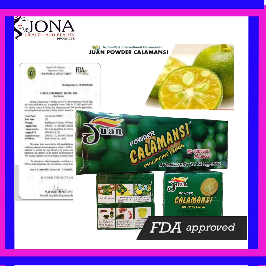 Juan Calamansi Juice Powder Philippine Lemon Powders Shopee Philippines