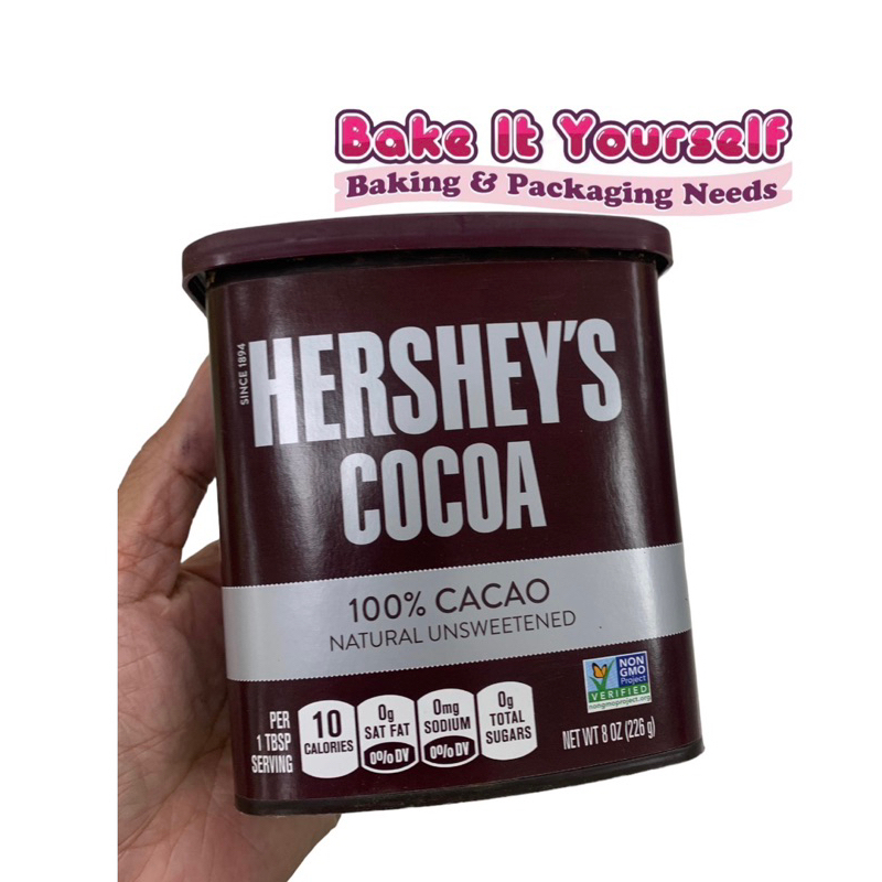 HERSHEY’S COCOA 100 CACAO, 226g Shopee Philippines
