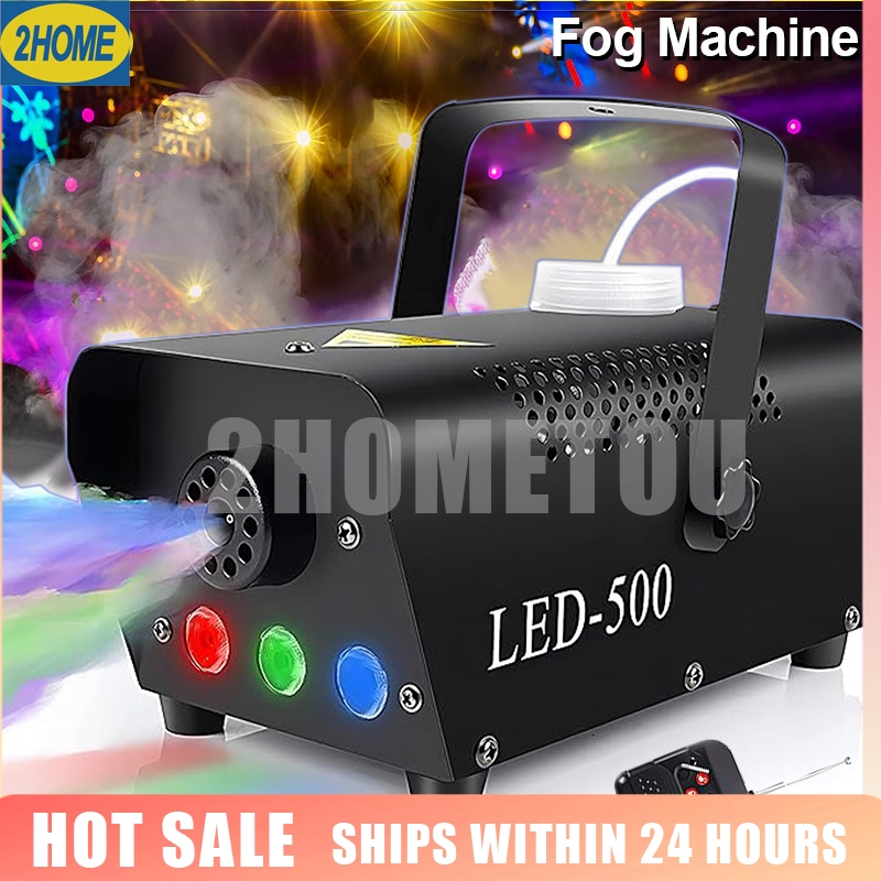 Fog Machine Dj Equipment 500w 3 RGB Led Fog Machine With Remote Control For Party Disco Event