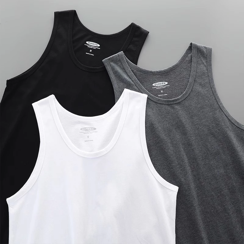 Men'S Cotton Plain Sando Body Fit Vest Tanks Top Plain Muscle Basic Wear
