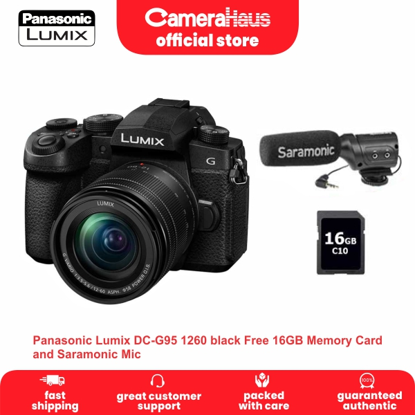 Panasonic Lumix G95 Hybrid Mirrorless Camera with 1260mm Lens with