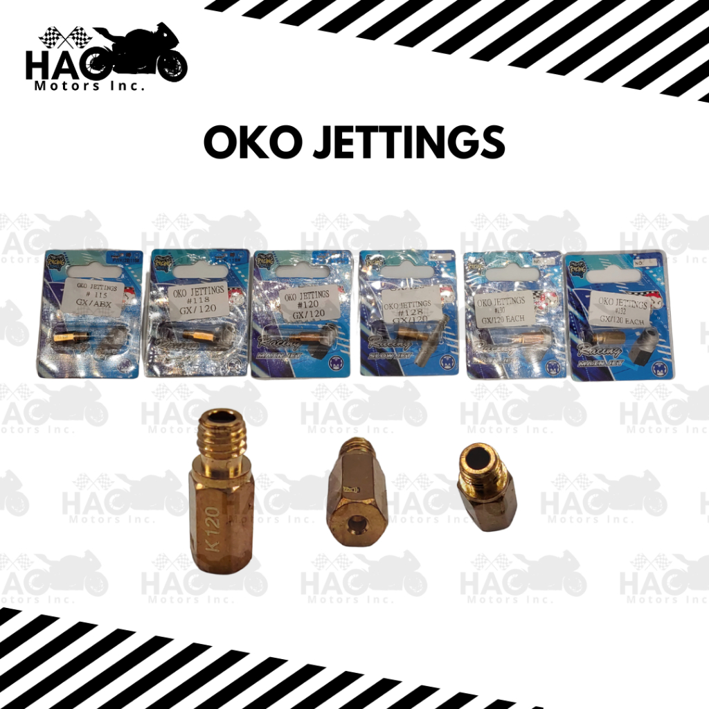 OKO JETTINGS for Flat Slide Carb Motor Parts (Racing Monkey) | Shopee ...