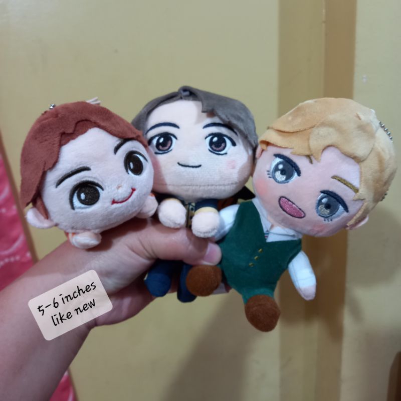 Sega BTS Dynamite Tinytan Jin Set of 3 Stuffed toy preloved Shopee