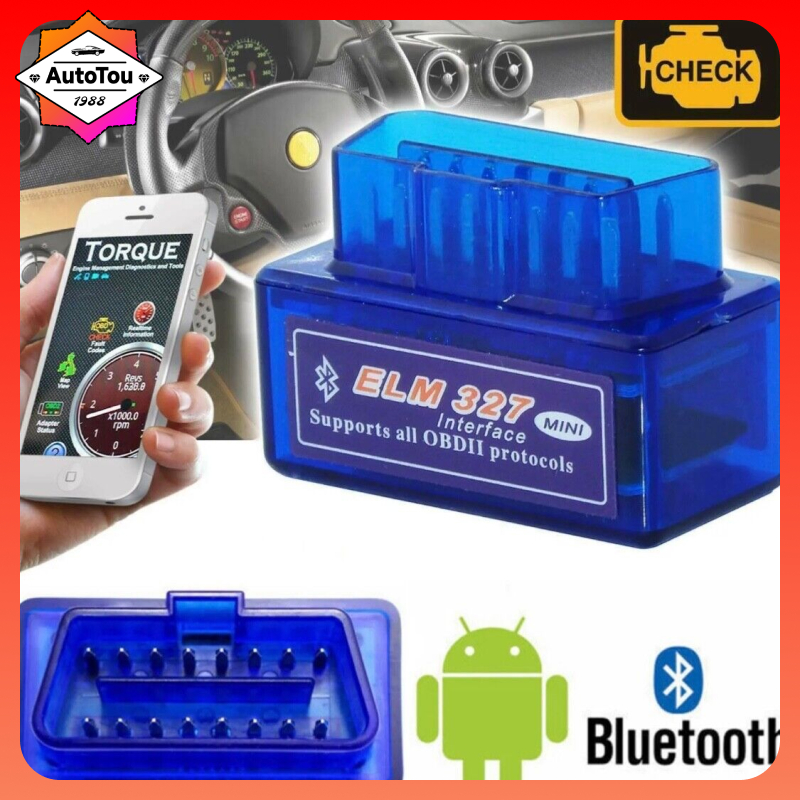 Mini ELM327 V2.1 Bluetooth Diagnostic Tool Car Obd2 scanner for car